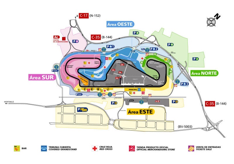 Circuit de Catalunya Map