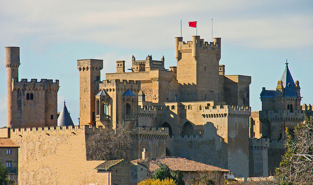 Castillo de Olite in Navarra