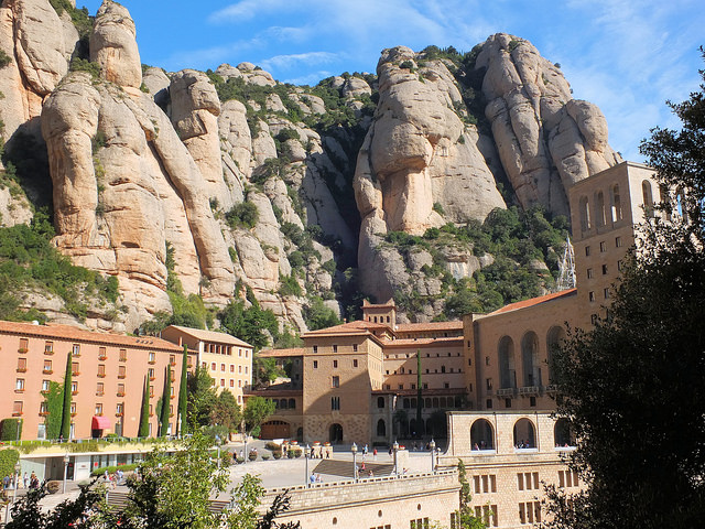 Close up View of Montserrat