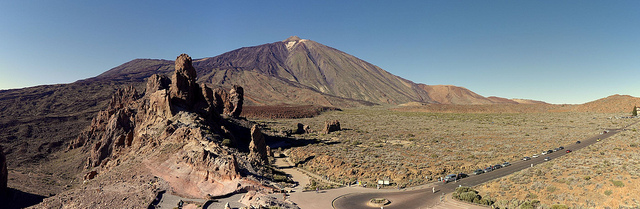 Panoramic View of Mount Teide in Tenerife