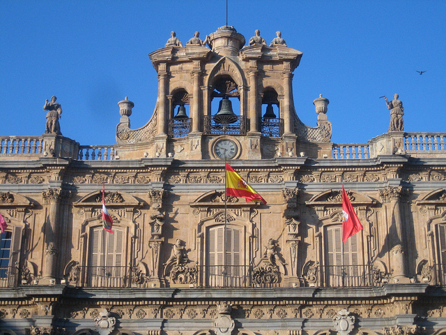 Close up Photo of Salamanca's Plaza Mayor
