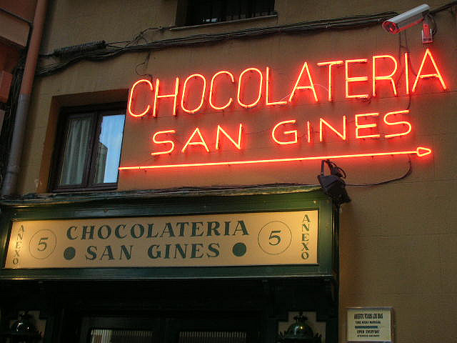 Chocolatería San Ginés