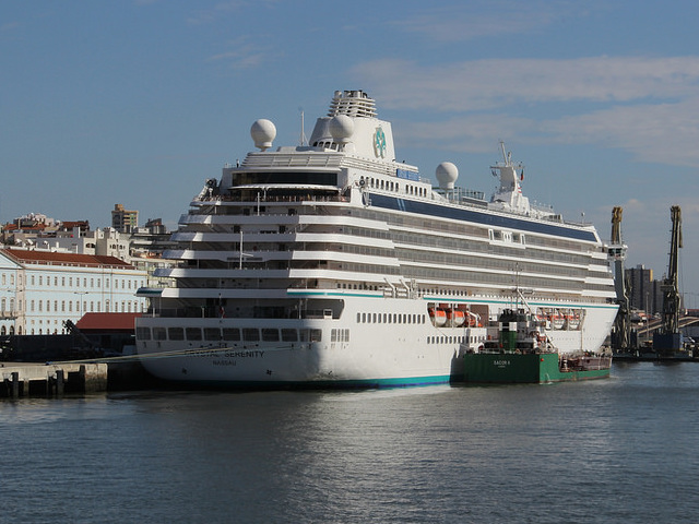 Cruise Ship in Lisbon