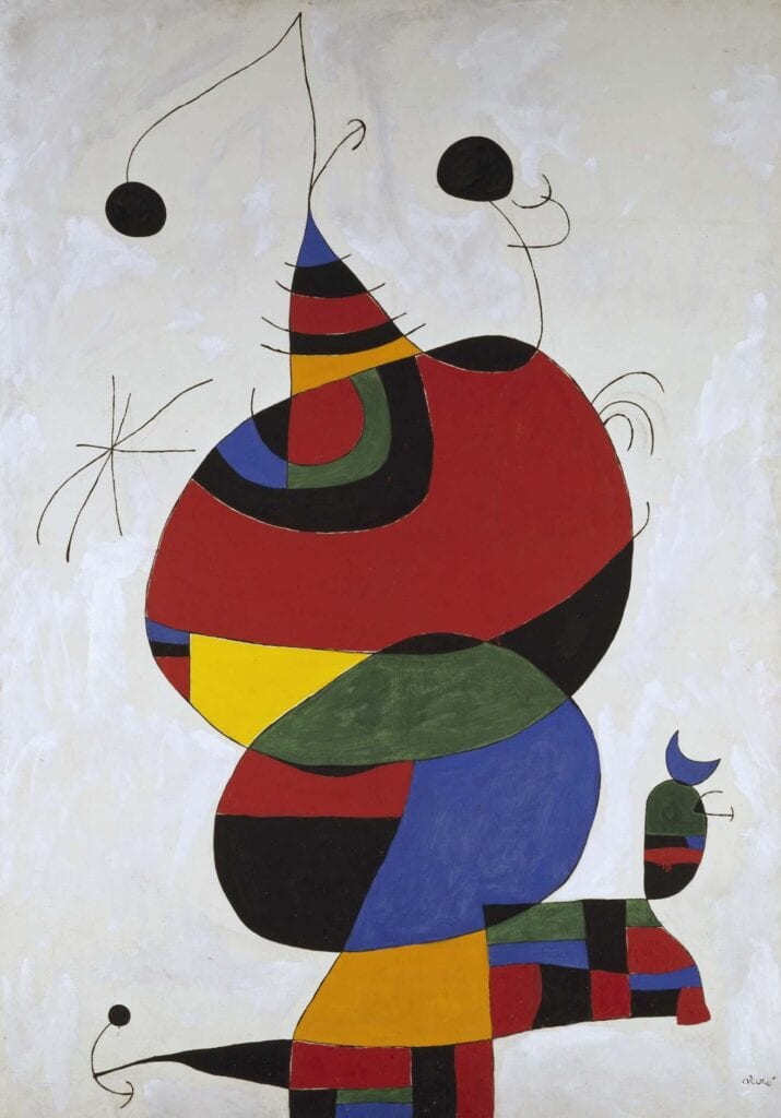 Miró's Woman, Bird, Star (Homage to Pablo Picasso) - Mujer, Pájaro y Estrella (Homenaje a Picasso)