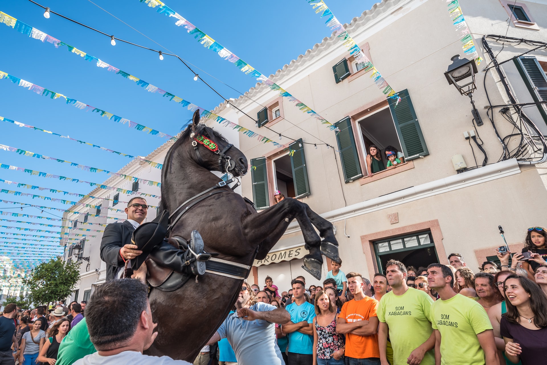 Fiestas in Es Mercadal Menorca