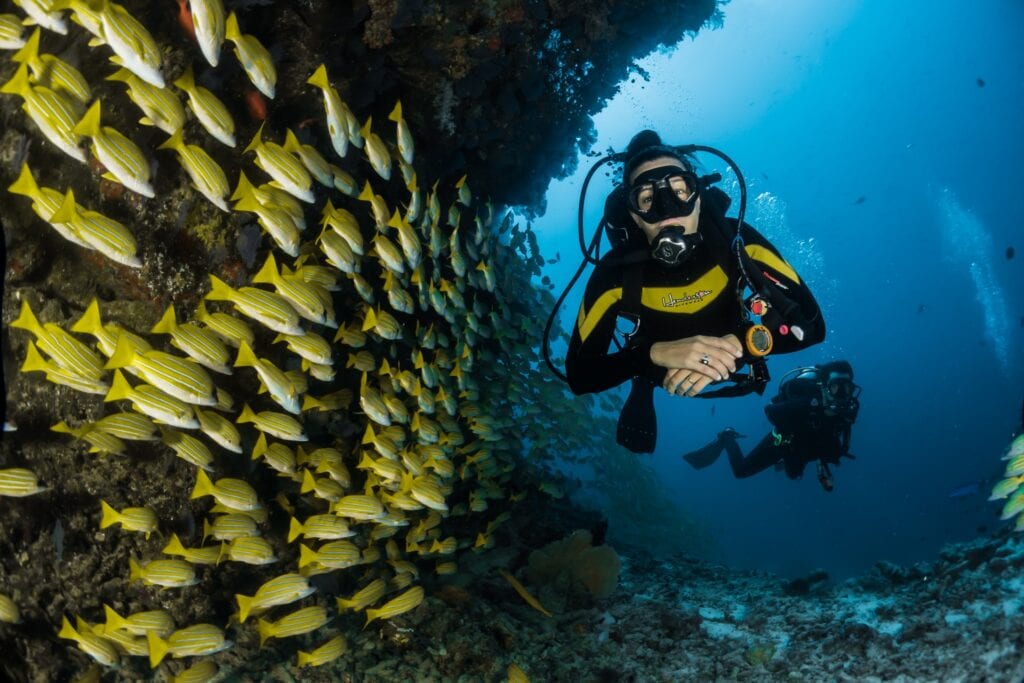 Diving in Spain