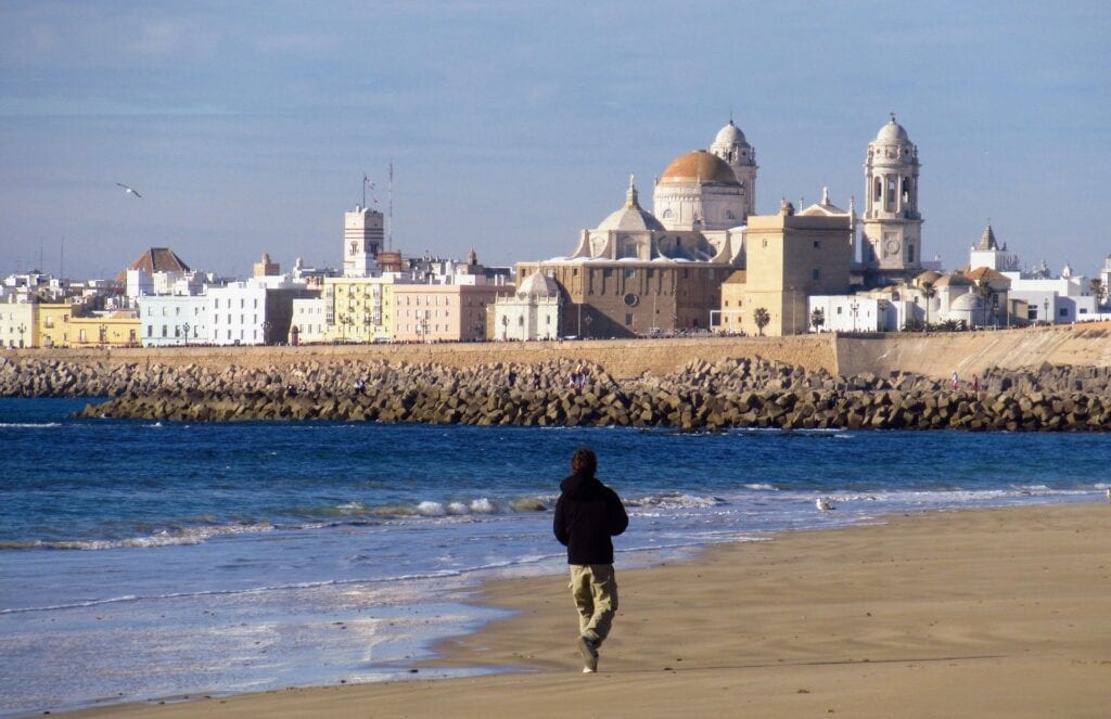 Cádiz City is on the Costa de la Luz