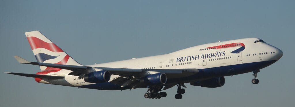 British Airways Flight