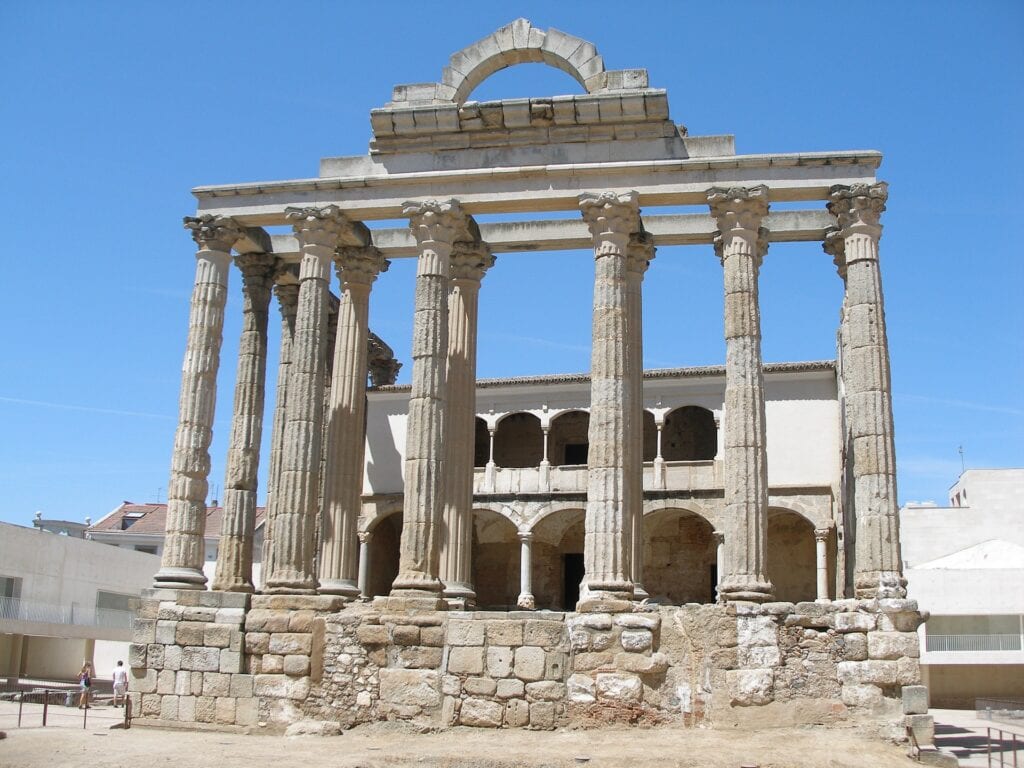 Roman Temple Merida Spain