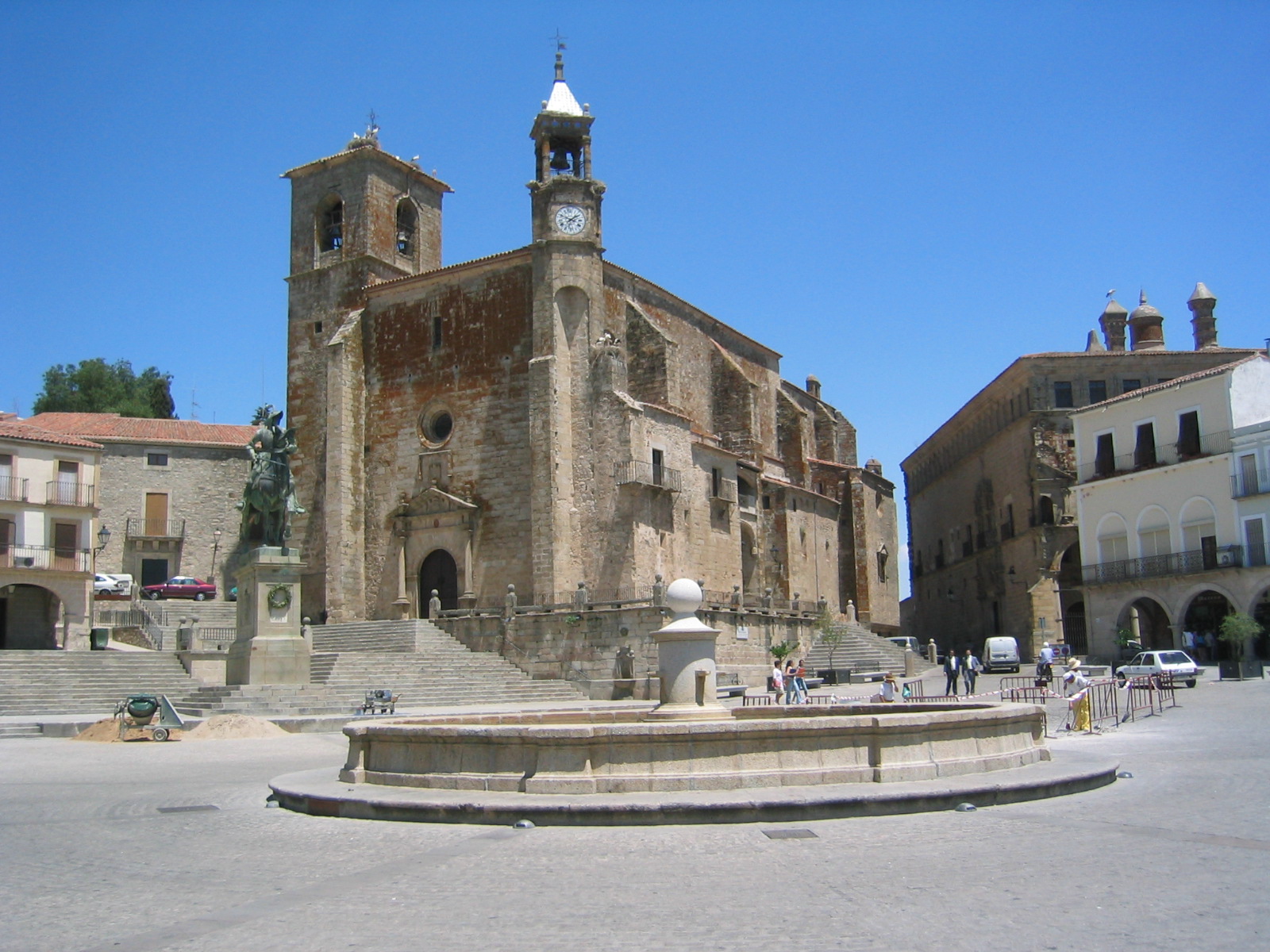 Iglesia de San Martín on the Plaza Mayor in Trujillo