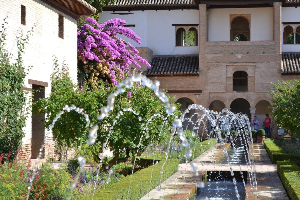 Generalife Gardens in the Alhambra
