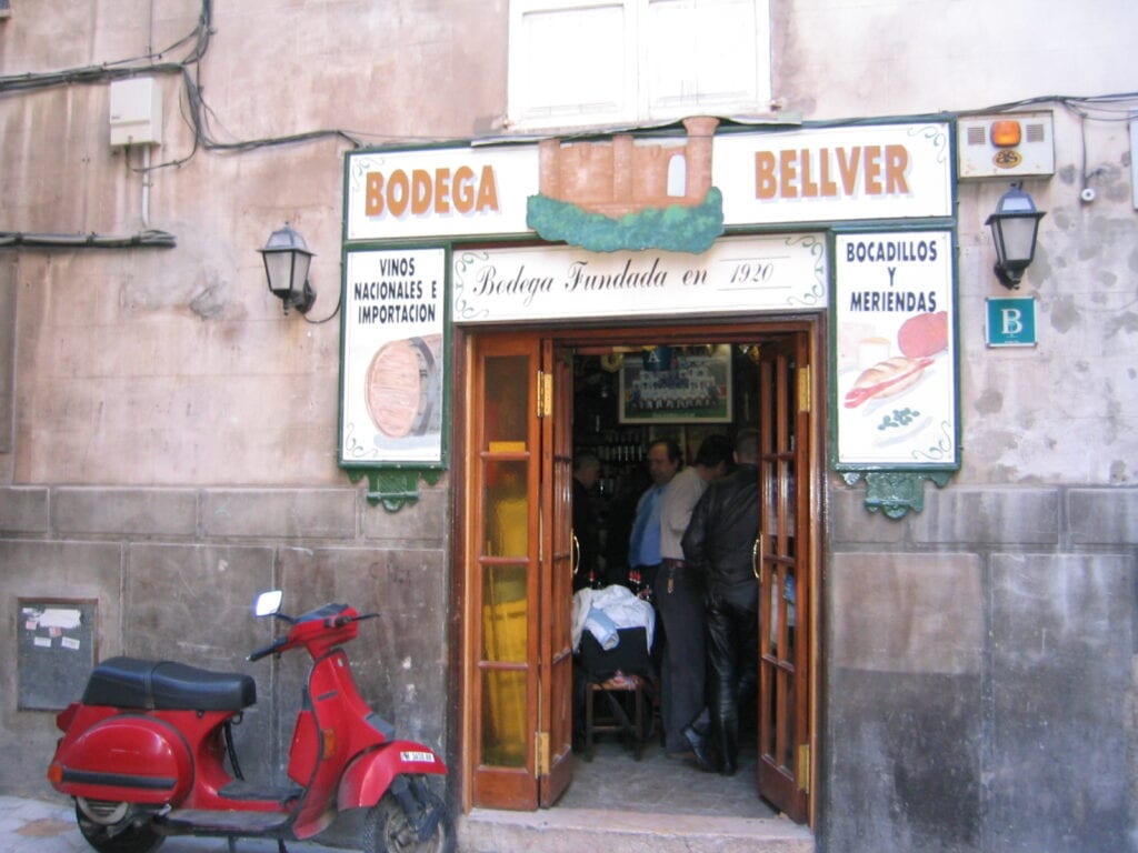 Typical Tapas Bar in Palma de Mallorca