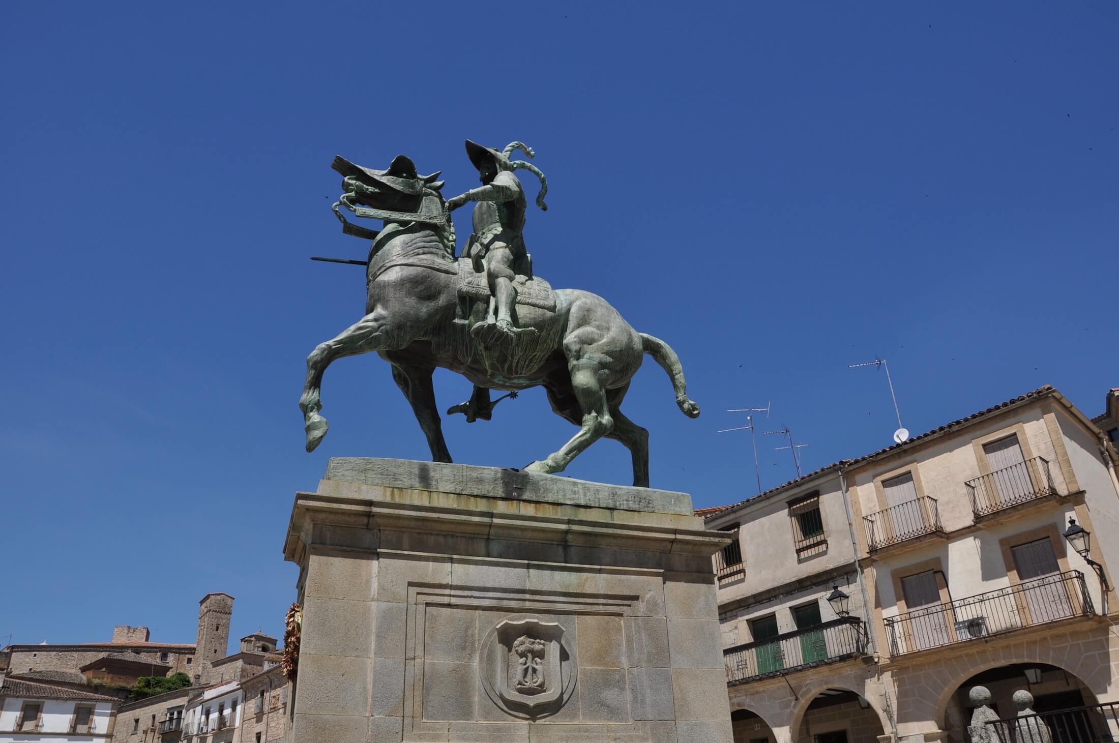 Trujillo Spain: Statue of Francisco Pizarro