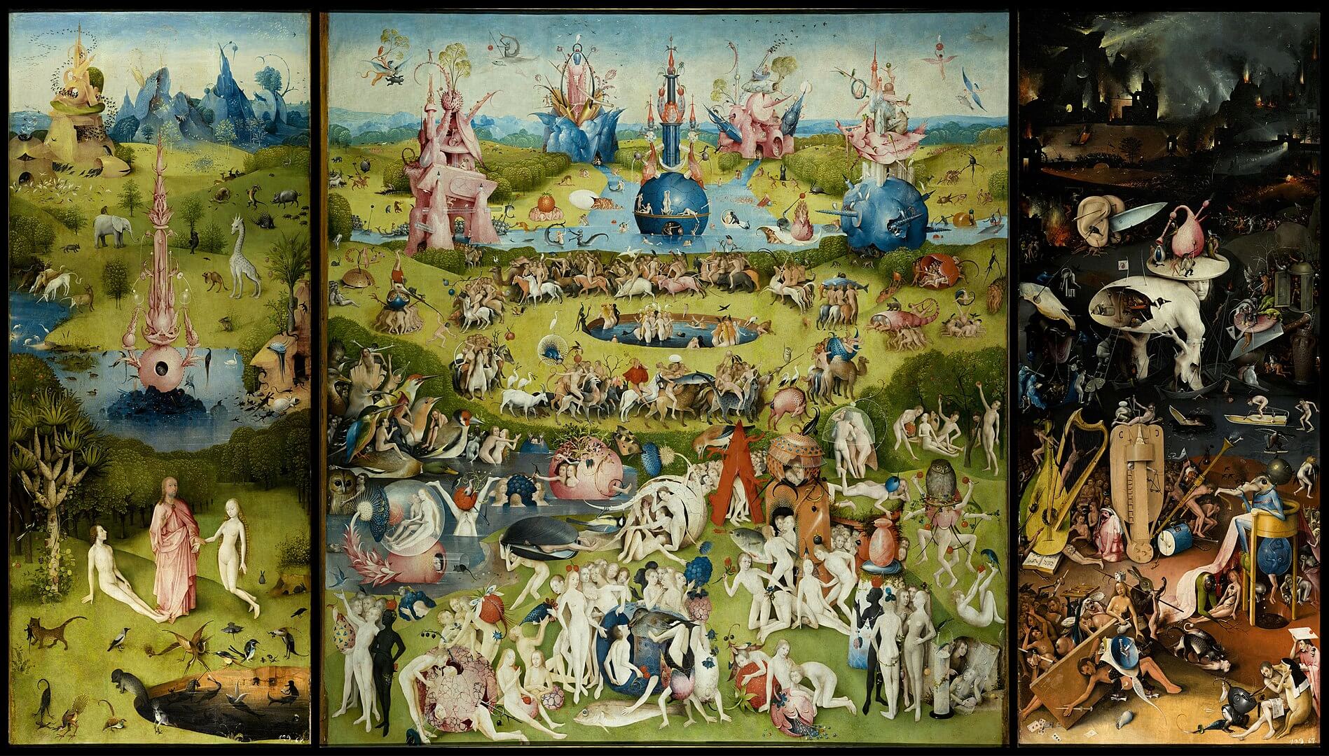 Prado Museum: "The Garden of Earthly Delights" - Hieronymus Bosch